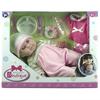 Poupée Nouveau-né - JC TOYS - 38 cm - Corps Souple - Accessoires Inclus