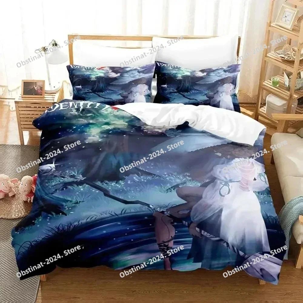 3d Anime Game Identity V Bedding Set Printed With Pillowcase Bed Duvet Cover Soft Single Double Queen Super King Size Boys Adult