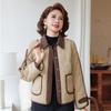 Color Matching Lapel Padded Coat Loose New Winter Warm Padded Jacket Padded Jacket Top Women