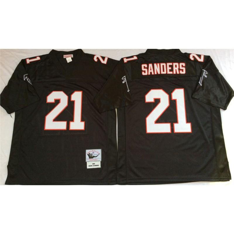 Rugby Jersey Atlanta Falcons Hall Of Fame 21 MN Retro Legend Limited Edition Unisex Cotton Blend