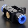 Pneumatic Ball Air In Fitting Connector Valve Push Hose Tube Pipe Speed Joiner