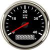 85mm Tachometer Car Tacho Sensor Marine with LCD Hourmeter Digital 4000 RPM Meter for Boat Motorcycle 12V 24V Red Backlight