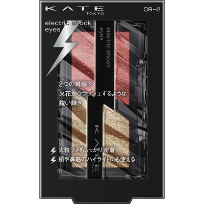 Kate Kate Electric Shock Eyes OR-2 2g Eye Makeup Eye Color & Eye Shadow Take the Left Side of the 'Electrical Color' On Your Finger