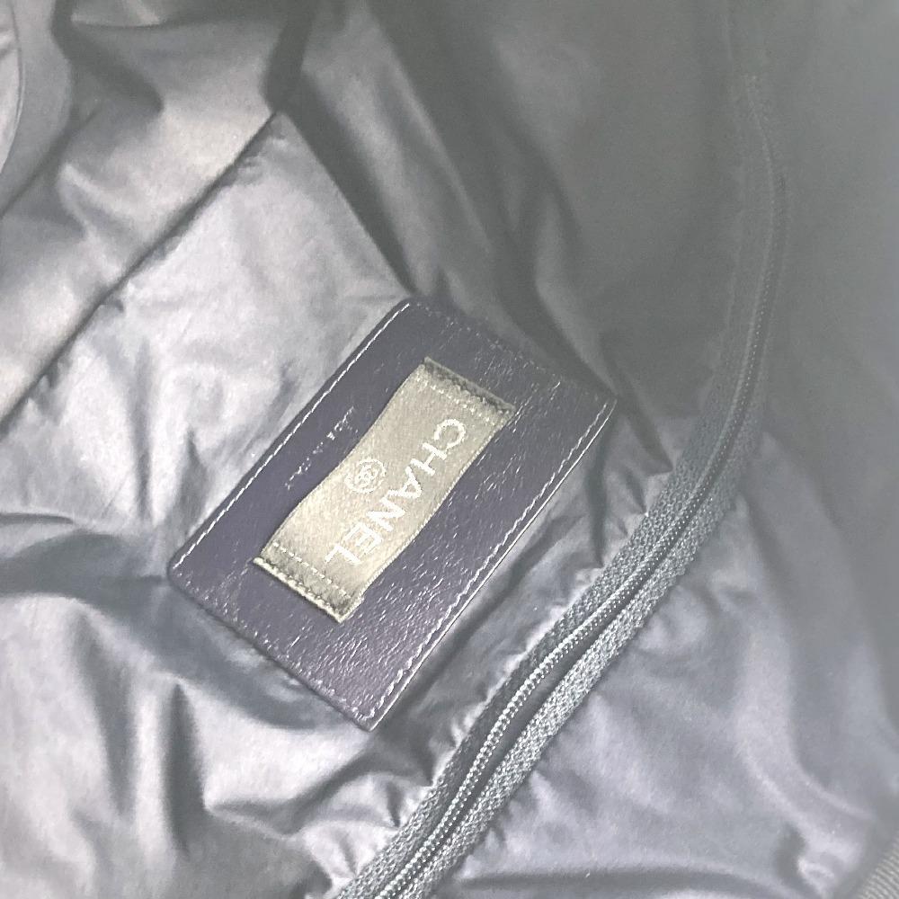 CHANEL fringe CocoNeige CC Coco Logo Crossbody Shoulder Bag Nylon White