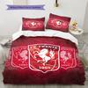 FC Twente Pattern Bedding Quilt Set  Home Decoration  Gift (1 * Duvet Cover + 2 * Pillowcase  Without Core).xwn