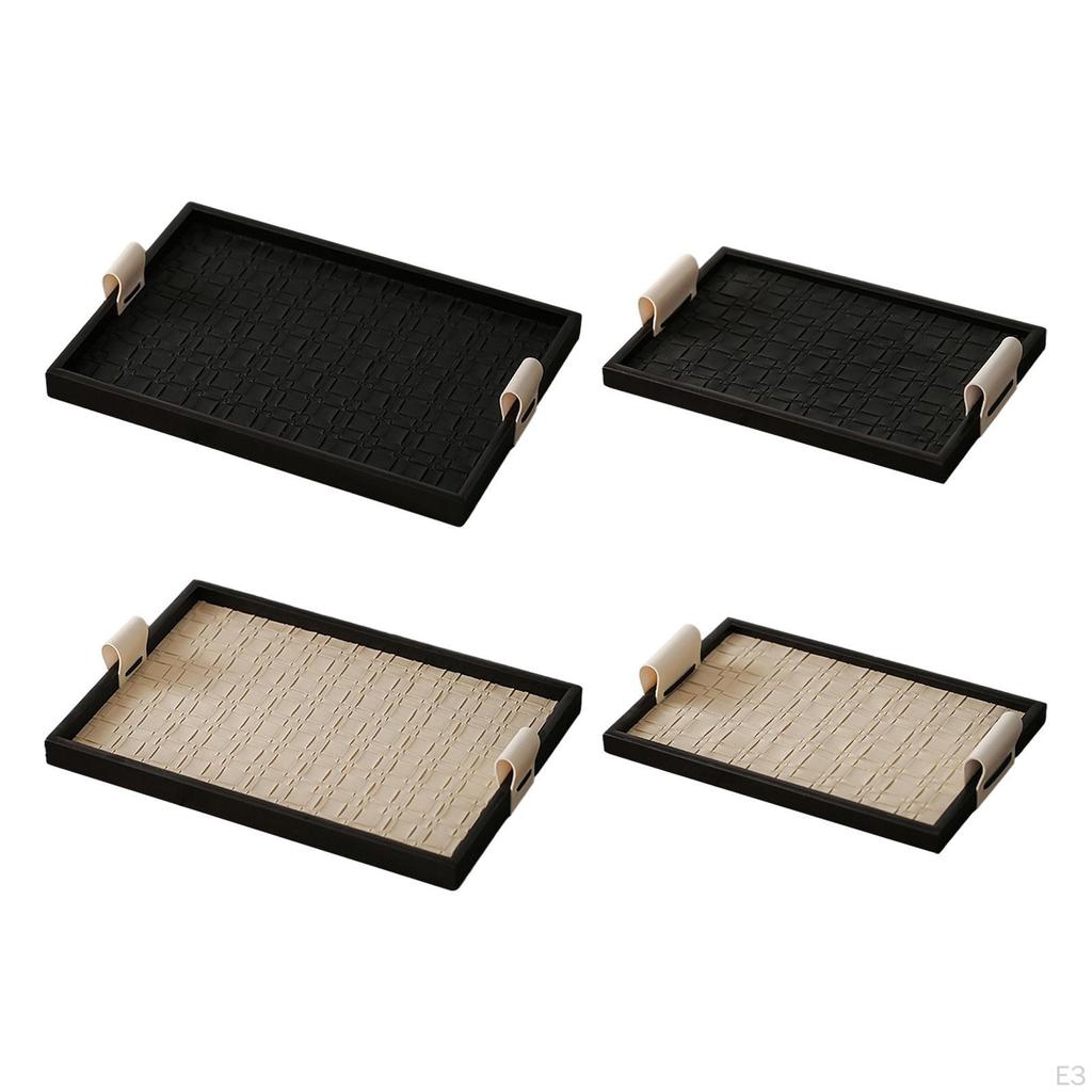 Jewelry Storage Tray Cosmetic Sundries Plate Decorative Versatile Necklace Display Dessert Serving