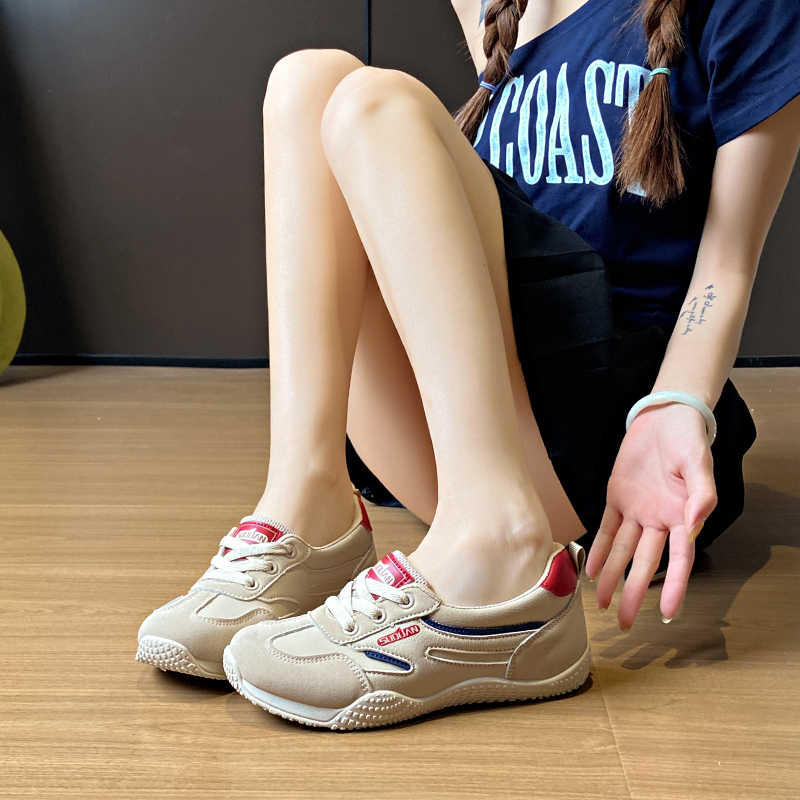 Fashion Without Heels Winter White Heeled Shoes Adult Short Heels Shoes Women Sneakers Sport Practice Resell Affordable Price