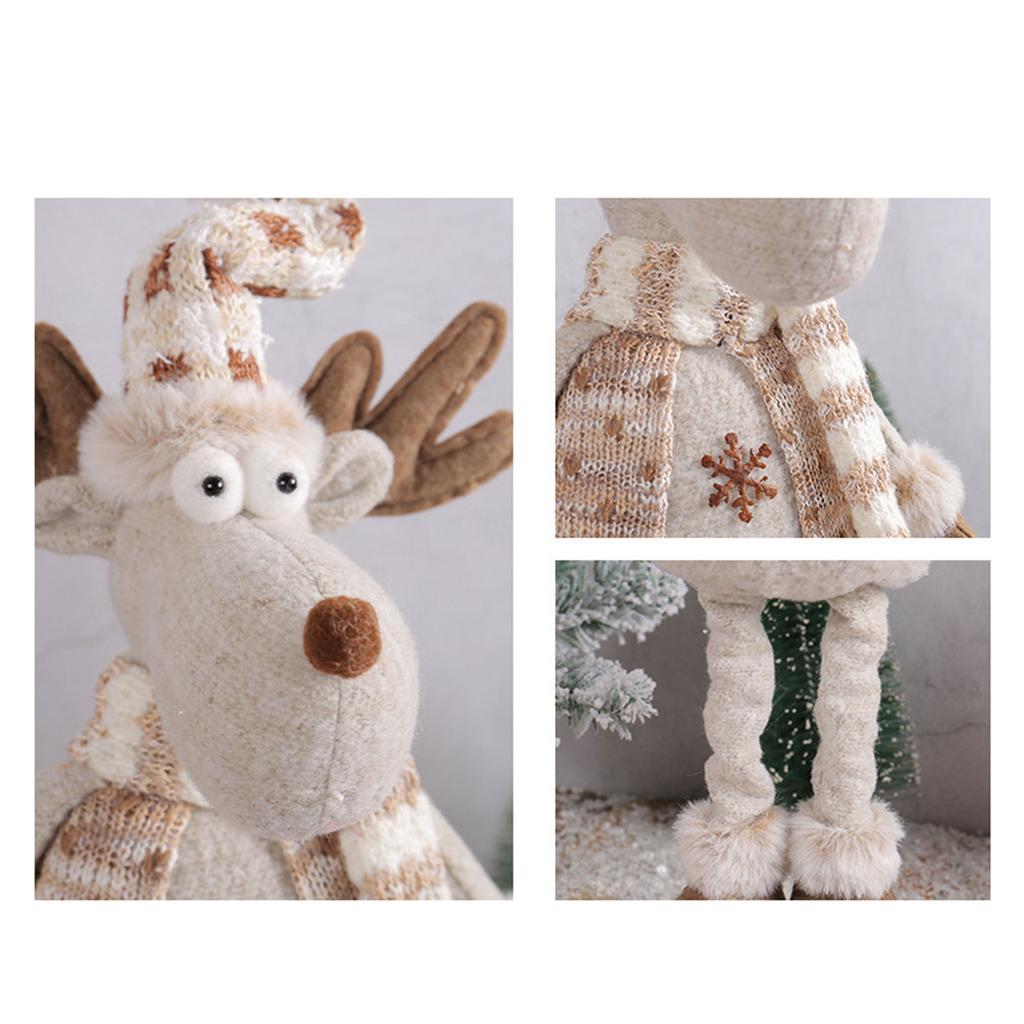 Gnomo di Natale Renna Ornamento Decorazione Vassoio a Ripiani per Festa di Natale Cucina Sala da Pranzo Decorazione Tavolo