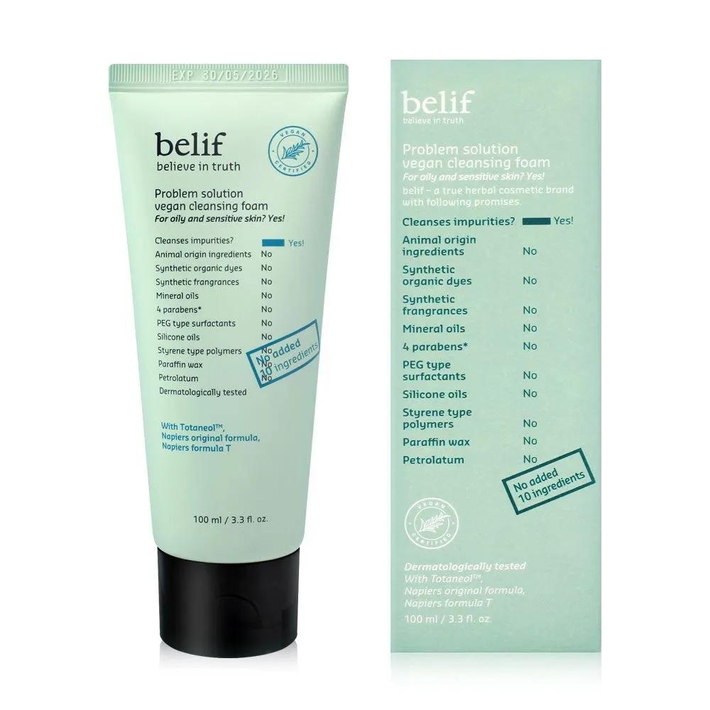 belif Problem Solution Vegan Cleansing Foam 100ml / Trouble Care