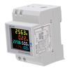 Household power digital voltmeter energy rail type 220V smart power meter ammeter voltmeter D52-2066 meter, ammeter, meter, single-phase AC40.0-300.0V