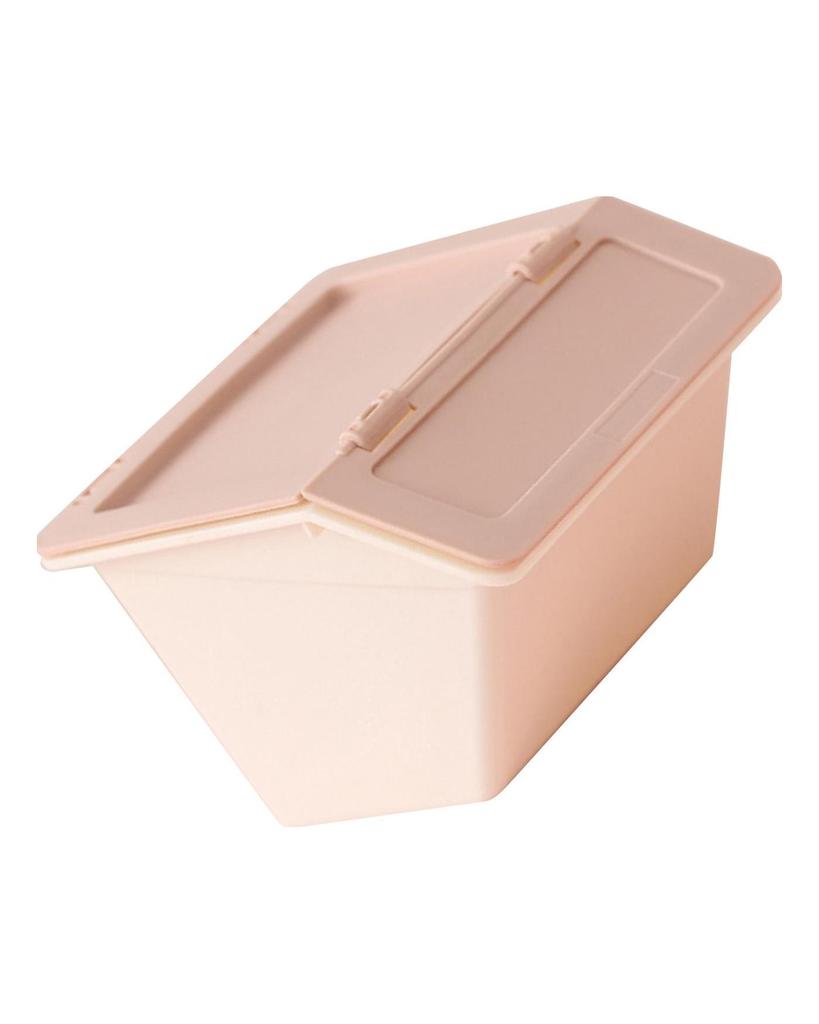 Miniaturowe pudełko do przechowywania na biurko, plastikowe, składane, śliczne, miniaturowe organizery na biurko z klapką na przybory piśmiennicze