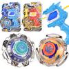 Gyro Toy Children'S Pull Strip Launcher Combined With Metal Lump Screw Battle Boy Blister Set Direct Supply