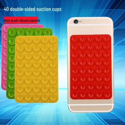 Mobile Phone Anti-Slip Silicone Suction Cups - 40 Double-Sided Pieces