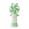 Portable Rechargeable Cartoon Mini Fan with USB and Night Light – Desktop & Handheld