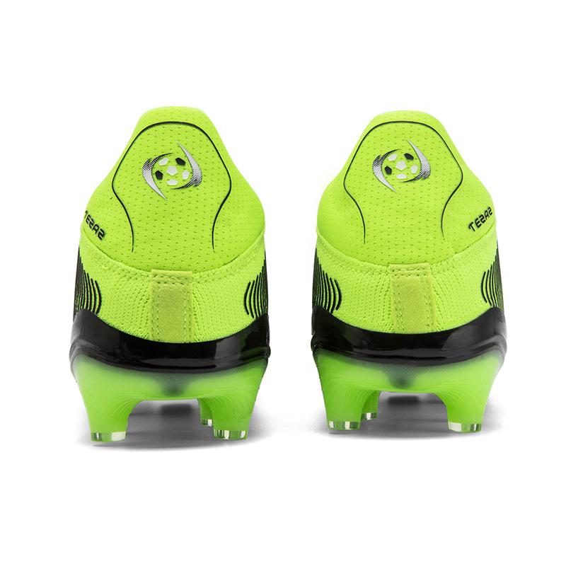 Nahtlose Flyknit Schnürlose COPA Fußballschuhe für Herren & Damen - Mit langen Stollen, Ideal für Wettkampf & Training