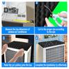 Air Conditioner Drip Cushion Noise Reduction Easy To Trim Simple Installation High-Density Foam Magnetic Air Conditioner Top Pad