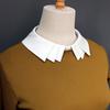 1 Stück modischer Lagen-Peter-Pan-Kragen - abnehmbarer Damen-Accessoire-Kragen, elegante akademische Ausstrahlung, ganzjährig tragbar