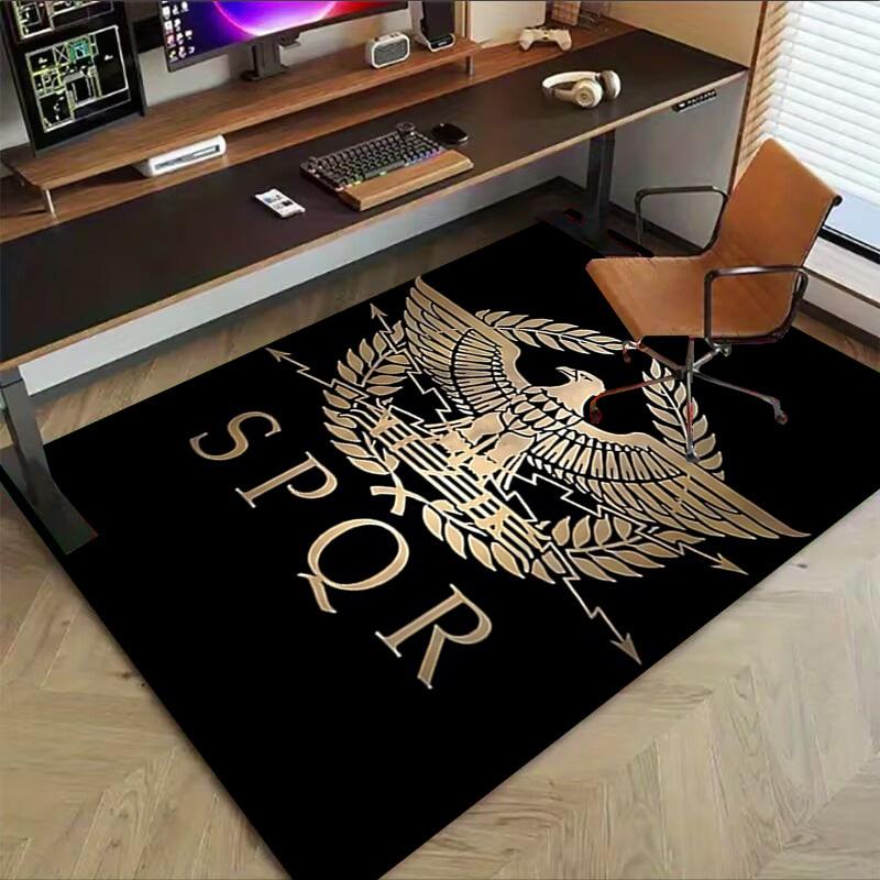 1pc Eagle SPQR Carpet, Office Rug Outdoor Mat Home Decor Area Carpet Festival