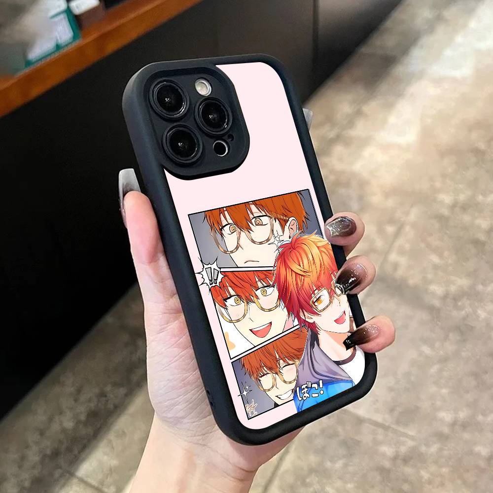 

M-Mystic M-Messenger 707 Phone Case For iPhone 17,16,15,14,13,12,11,Pro,Max,Plus,X,XS,SE4,E,Mini Black Thickened border Case iPhone 15 Plus