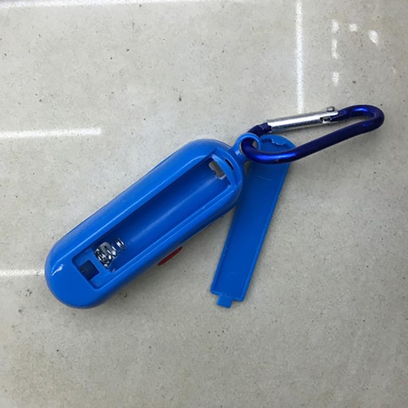 Mini Keychain Pocket Torch Battery Powered LED Light Flashlight Lamp, Strong Light Small Keyring Light Torch Flashlight