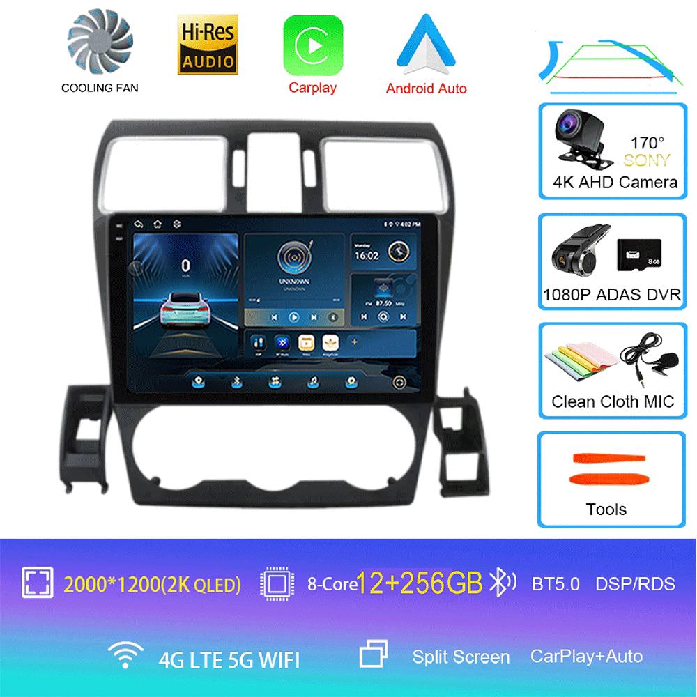 Android 14 Radio For Subaru Forester 4 SJ XV WRX 2012 - 2018 Carplay Stereo GPS Navi Video Playe Car Multimedia 2din Carplay DVD