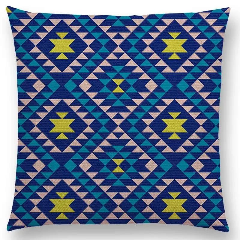 Colorful Geometric Pattern square Cushion Cover Pillow Case Decorative Line/ Throw Pillows Cushions for Home Decor x
