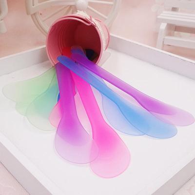 10 pièces masque Facial mélange spatules cuillère en plastique purée crème soins de la peau femmes cosmétiques maquillage