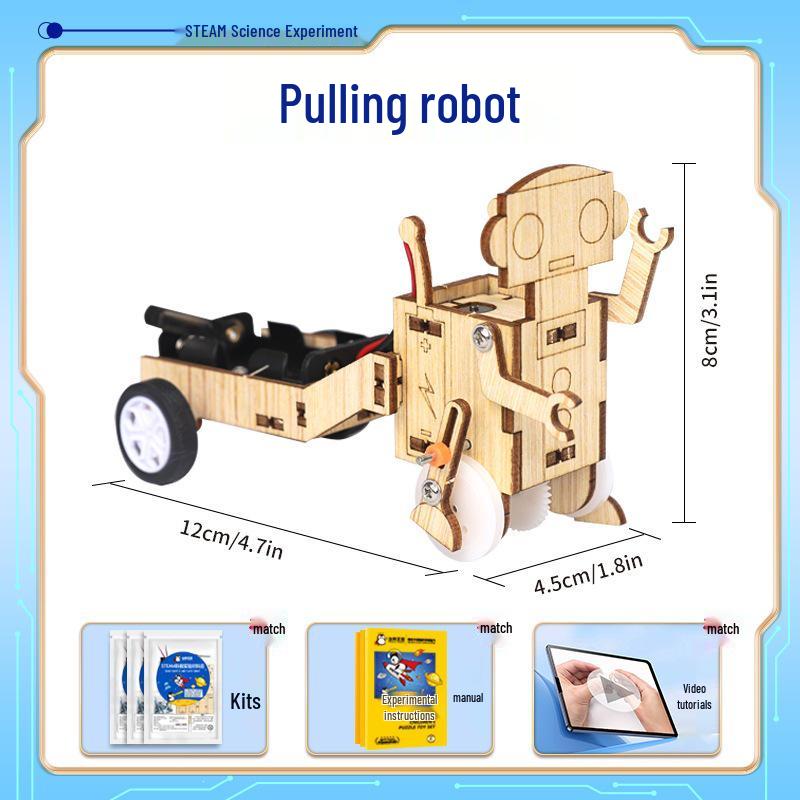 DIY Car Robot Kit for Kids: Educational Science Experiment for Primary School and Kindergarten