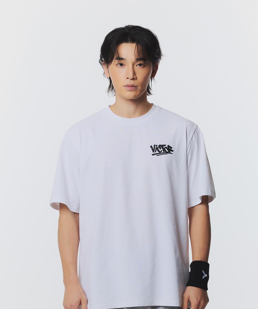 Bigteo Crown Statement Badminton Unisex Oversized T-Shirt (Vt26Ato208U)