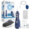 Waterpik WP-583 Electric Dental Flosser 3 Pressure Levels Navy Blue