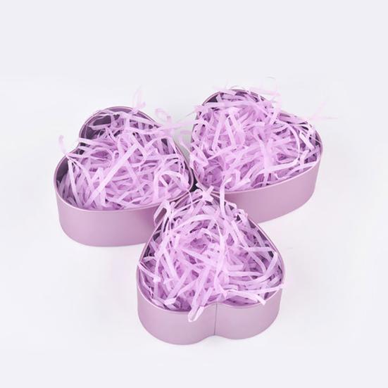 Fashion Heart Shape Bow-knot Jewelry Gift Box Present Case with Shredded Paper