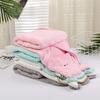 Newborn Baby Bath Towel with Hood Cartoon Coral Fleece Infant Towels Blanket Newborn Baby Bathrobe