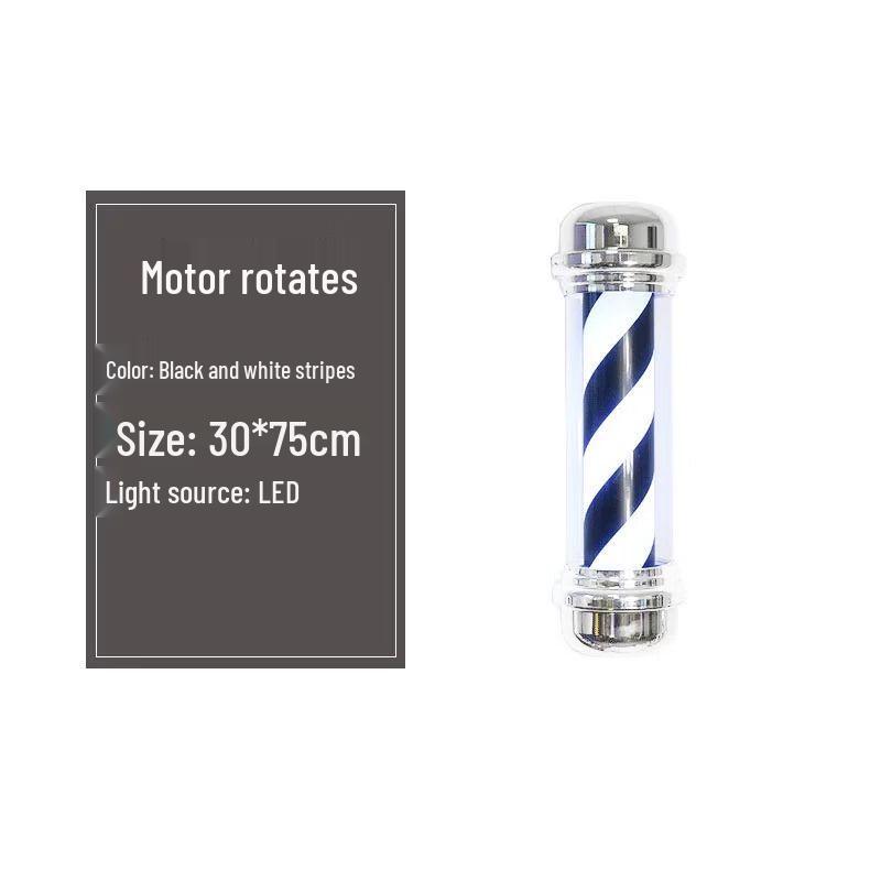 LED Barber Pole Rotating Sign Light