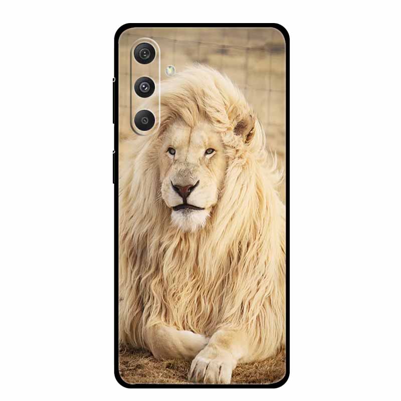 For Samsung Galaxy S24 Plus Ultra Phone Case Cover Silicone Soft Back Case for Samsung Galaxy S 24 5G Funda Dinosaur Lion Animal