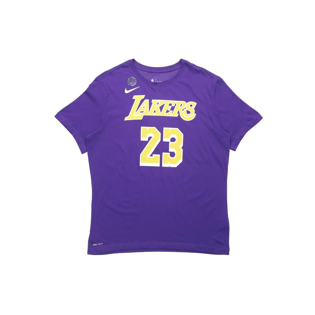 Nike LeBron James Lakers NBA Jersey T-Shirt Men Tops Purple AR4887-557