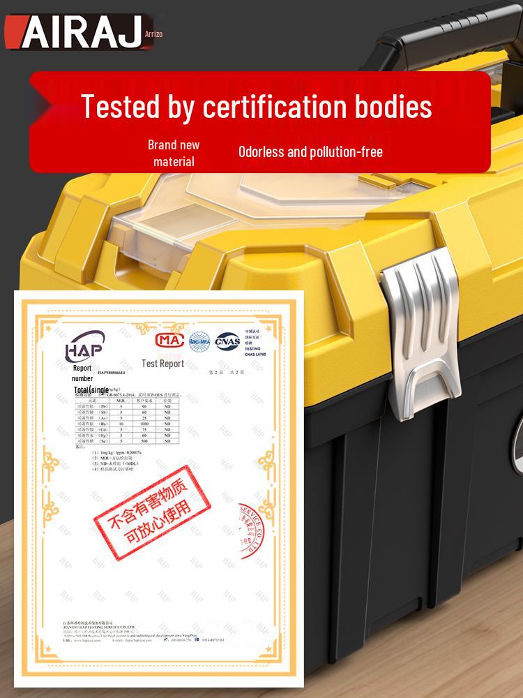 Arieze Handheld Tool Storage Box for Household and Industrial Use