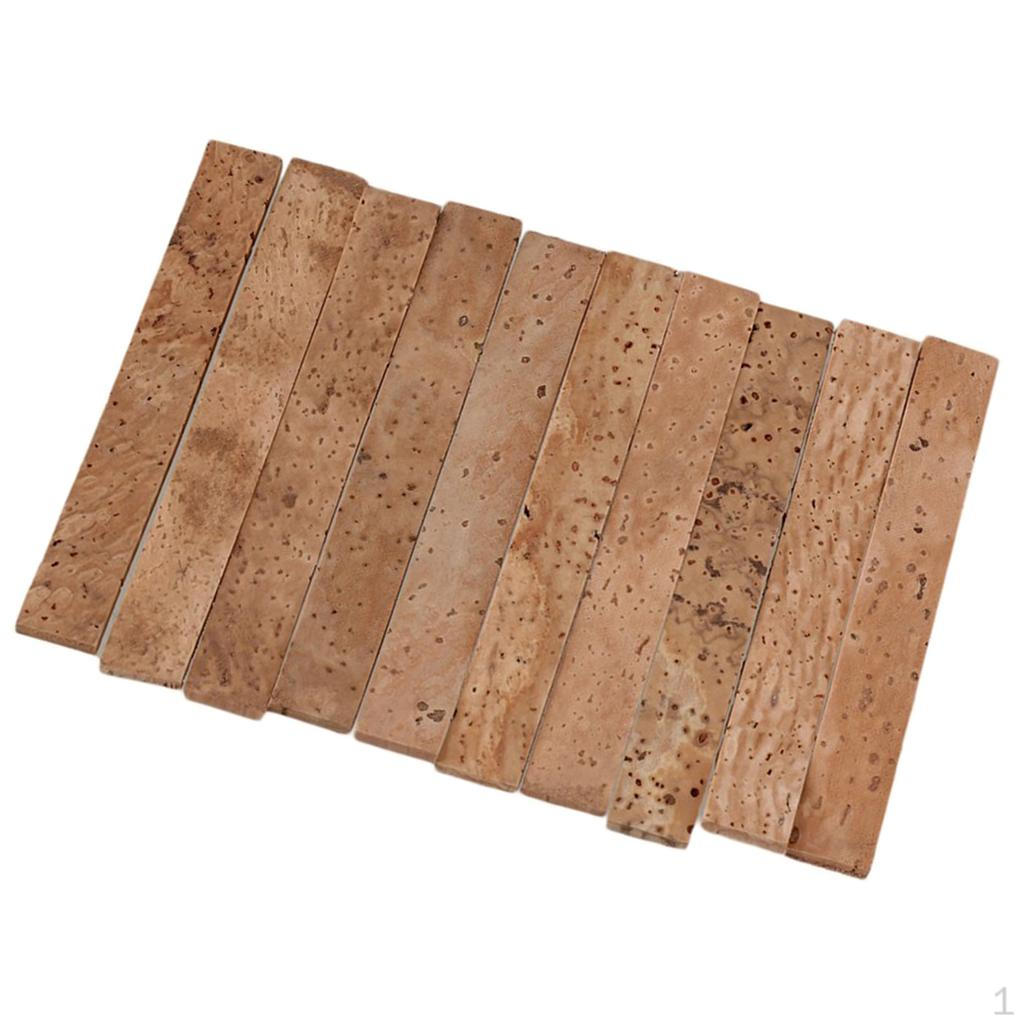 Pack of 10pcs Professional Neck Cork Sheet for Bb Clarinet Thick 2mm