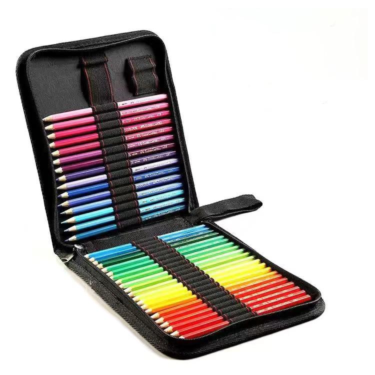 

36/48/72 Pencil Case School Supplies Aesthetic Sketch Pen Organizer Stationery Pouch Large Capacity Office Art Sketch Marker Bag
