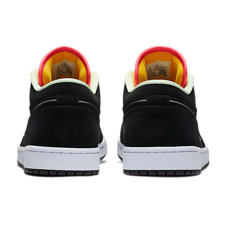 Jordan 1 Low Black Aurora Green Laser Orange CK3022-013
