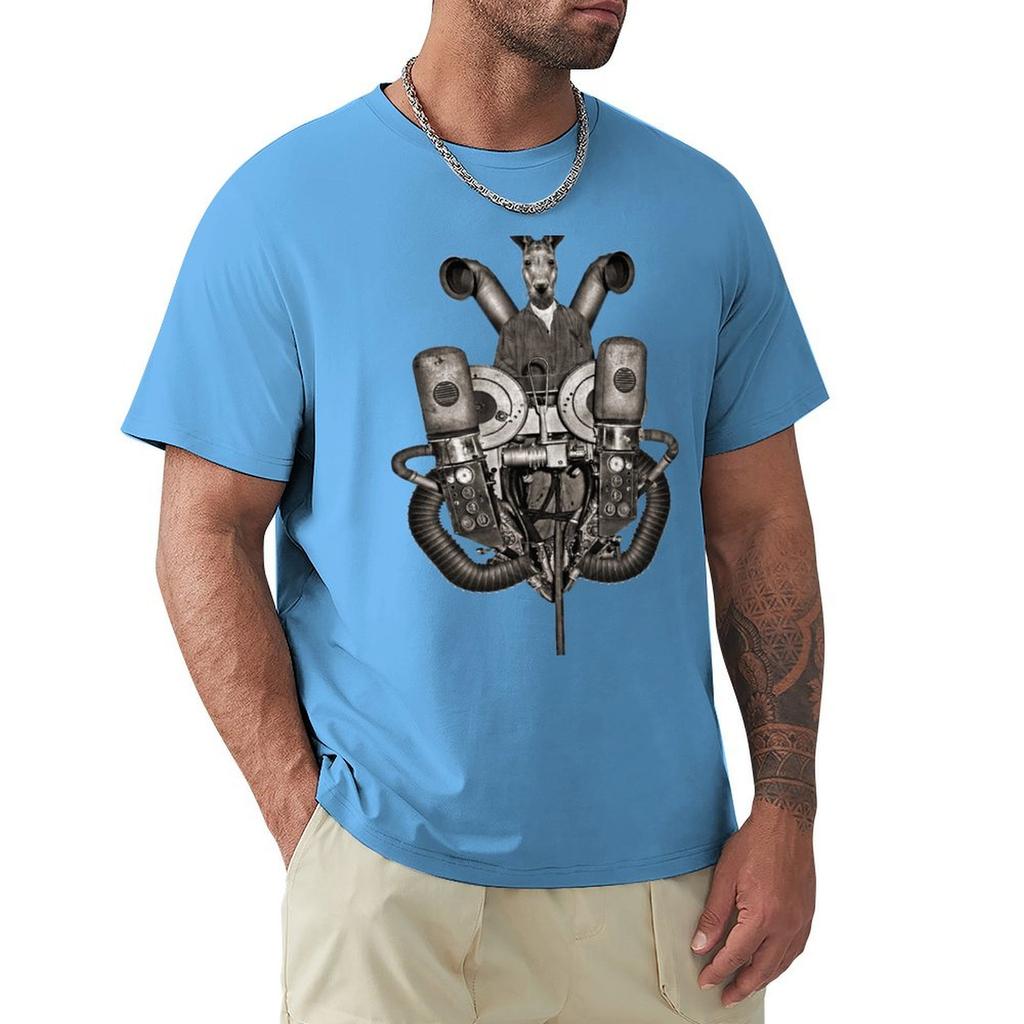 Anthropomorphic N°19 T-Shirt Cute Tops Blanks Oversized Graphic Tee Street Wear Men'S T Shirts