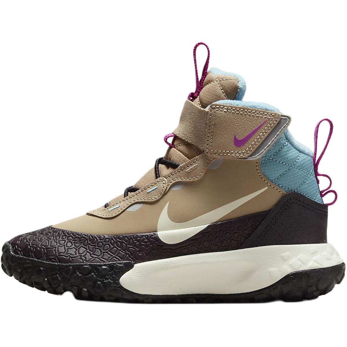 

Кроссовки Nike Terrascout PS Hemp Denim Turquoise Детские Коричневый Бургунди-Пепельный Бледно-Слоновая кость FV4174-200 25