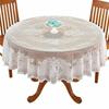 White Tablecloth Lace Rectangle/Round Table Cloth Cover Wedding Banquet