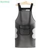 Waterproof & Oil-Resistant TPU Clear Washable Apron With Pocket- Household Kitchen Cooking Apron For Daily Use
