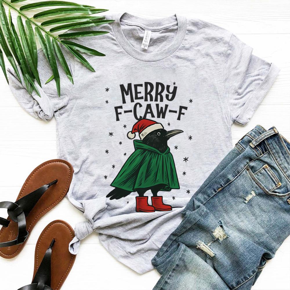 Christmas FCawF Tshirt Funny Christmas Shirt Winter Holiday Tshirt Unisex Women Printed Graphic Tees Unisex Short Sleeves Tops