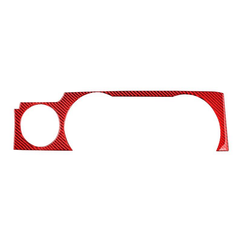 For Ford Mustang 2005-2009 Carbon Fiber Car Dashboard Panel Air Outlet Frame Decoration Sticker Auto Interior Accessories