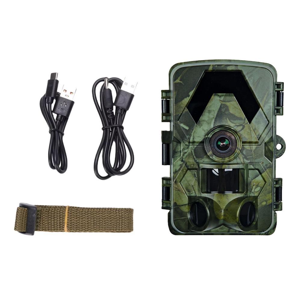 120° Wide-Angle Outdoor Infrared Trail Camera 60MP Wildlife Tracker Camera  Game Monitoring