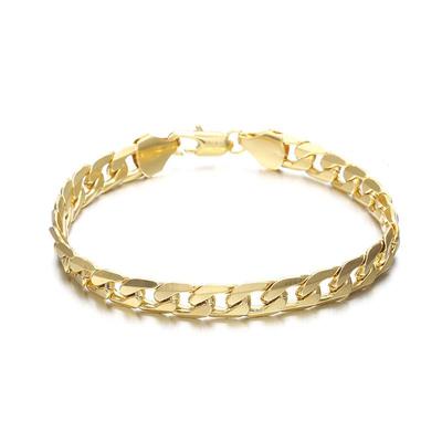 Modisches Herrenarmband mit kreativem Design, 18 Karat vergoldet