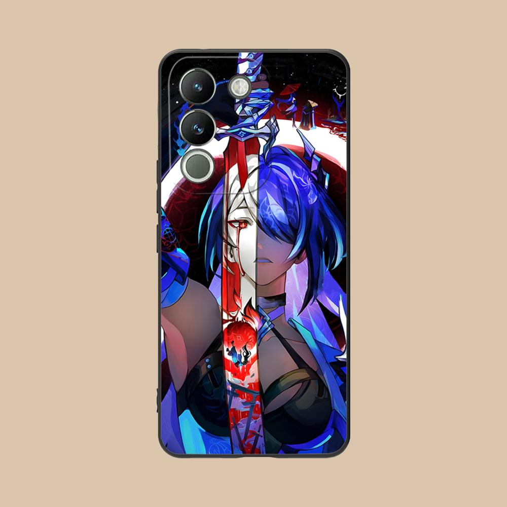 HSR Acheron Matte TPU Mobile Phone Case for VIVO V60 V50 V40 V30 V29 V27 V25 V23 Pro Lite 5G Colorful Printing Cover