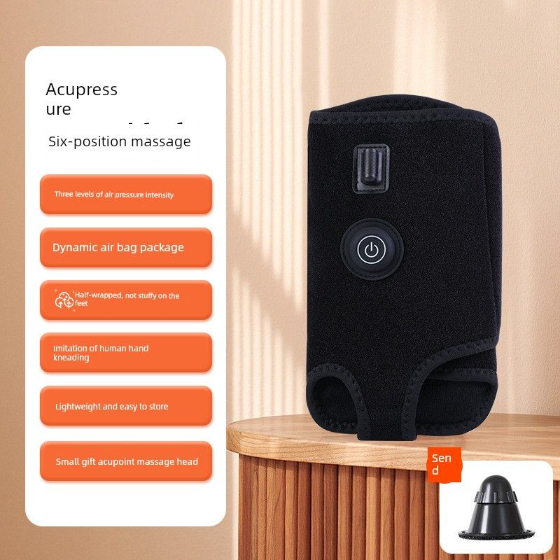 Japanese Gorilla Grip Foot Acupressure Massager Foot Relaxation Massager Air Pressure Foot Relaxation Device Black Single|Plug in