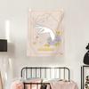 VIKAMA Tarot Magic Hand Astrology Tapestry Floral Astrological Motifs for Bedrooms and Dormitories Decorative Hanging Cloth